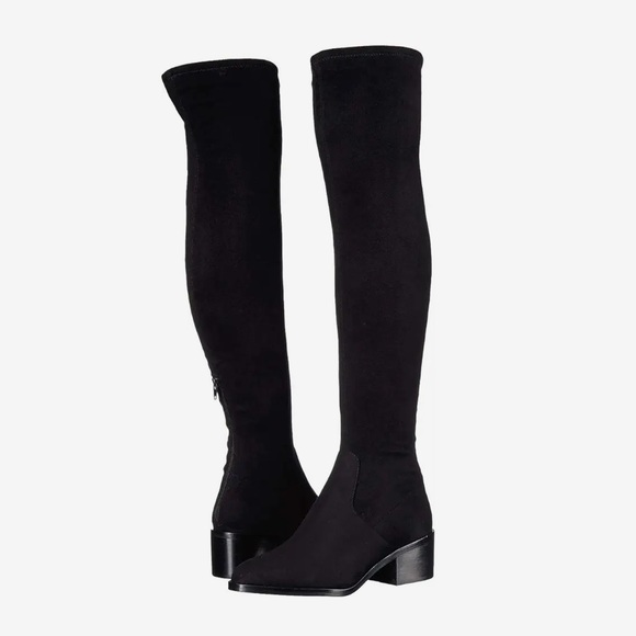 Steve Madden Georgette Over the Knee Boot Black 7.5 M, - Picture 1 of 6